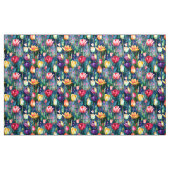 水彩チューリップ（濃） ファブリック (ヤード)