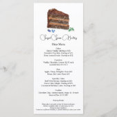 水彩チョコレートケーキベーカリー、カフェ価格 メニュー (正面)