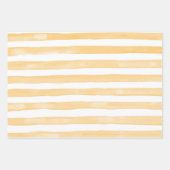 水彩チョコレートファッジポプシクルシェブロンストライプ ラッピングペーパーシート (正面2)