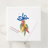 水彩チリピーパーズギフトラベル フェイバータグ (インサイチュ)