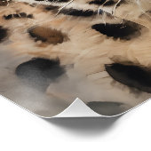 水彩チーターno 10 ポスター (コーナー)