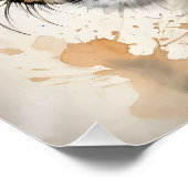 水彩チーターno 12 ポスター (コーナー)