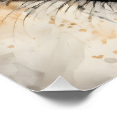 水彩チーターno 6 ポスター (コーナー)