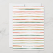 水彩ツリーズクリスマスパーティの招待状 招待状 (裏面)