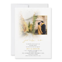 水彩ツリー写真QR入会夕べ結婚ズ