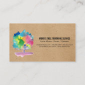 水彩ツリー |造園 名刺 (裏面)