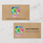 水彩ツリー |造園 名刺 (正面/裏面)