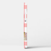 水彩ティーポット：カップケーキ継ぎ目のないパターン Case-Mate iPhoneケース (裏面 / 左)