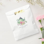 水彩ティーポ結婚ット フェイバーバッグ (封をした状態)