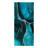 水彩ティール（緑がかった色）価格表 ラックカード (裏面)