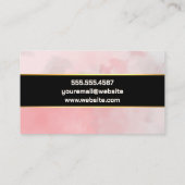 水彩テクスチャの背景 名刺 (裏面)