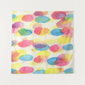 水彩テクスチャ タペストリー (正面(横))