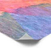 水彩テクスチャ ポスター (角)