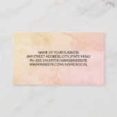 水彩テクスチ芸術的ャ 名刺 (裏面)