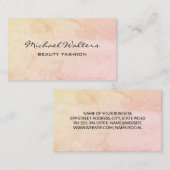 水彩テクスチ芸術的ャ 名刺 (正面/裏面)