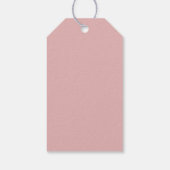 水彩テディベアとバルーンサンキューラベル ギフトタグ (裏面)