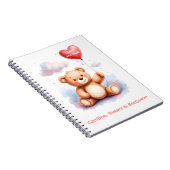 水彩テディベアママ ノートブック (右側)