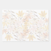 水彩テラコッタサンセットトーン ラッピングペーパーシート (正面)