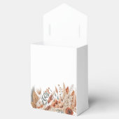 水彩テラコッタ フラワー ウェディング フェイバーボックス (オープン)