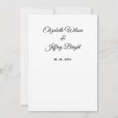 水彩テルライド コロラド スキー セーブ・ザ・デート 招待状 (裏面)