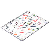 水彩テーブルクロスデザイン ノートブック (左側)