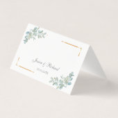 水彩テーブル番号と名前の座席表 (裏面)