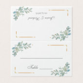 水彩テーブル番号と名前の座席表 (外部フラット)