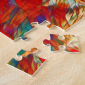水彩テーマアートベアカラフルパズル ジグソーパズル (側面)