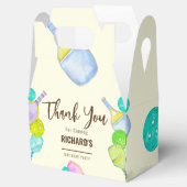 水彩テーマピックルボールスポーツバースデーパーティー フェイバーボックス (オープン)