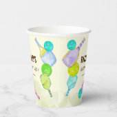 水彩テーマピックルボールスポーツバースデーパーティー 紙コップ (右)