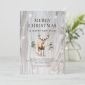水彩ディアフォレストウッドスノーフレーク シーズンカード (スタンド正面)