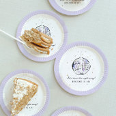 水彩ディスコボール誕生日パーティー ペーパープレート