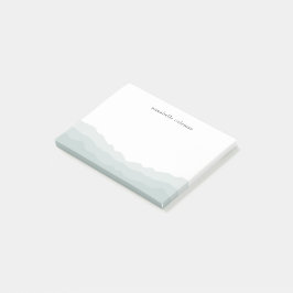 水彩ディップ染料セージ緑グラデーションエレガント ポストイット