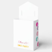 水彩ディノパーティー子供の誕生日 フェイバーボックス (オープン)