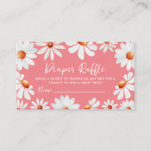 水彩デイジーおむつくじ引換券 エンクロージャーカード (正面)