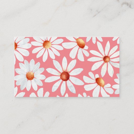 水彩デイジーおむつラッフル エンクロージャーカード (裏面)