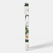 水彩デイジーと(昆虫)オオカバマダラ、モナーク蝶 Case-Mate iPhoneケース (裏面 / 左)