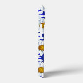 水彩デイジーオンデニムブルー Case-Mate iPhoneケース (裏面 / 右)