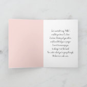 水彩デイジーオンピンク カード (内部)