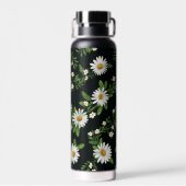 水彩デイジーオン黒 ウォーターボトル (背面)