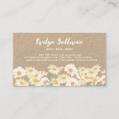 水彩デイジークラフト名刺 名刺 (裏面)