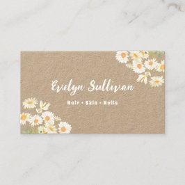 水彩デイジークラフト名刺 名刺