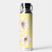 水彩デイジーブーケオンジンガム ウォーターボトル (背面)
