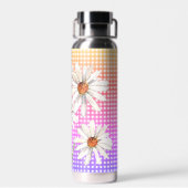 水彩デイジーブーケオンジンガム ウォーターボトル (背面)