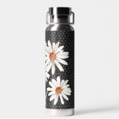 水彩デイジーブーケオンドット ウォーターボトル (背面)