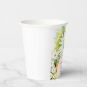 水彩デイジーベビーシャワー 紙コップ (右)