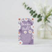 水彩デイジー及びベビー用バタフライブック エンクロージャーカード (スタンド正面)