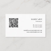 水彩デイジー名刺 名刺 (裏面)