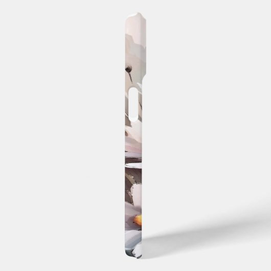 水彩デイジー名前をカスタムする Case-Mate iPhoneケース (裏面 / 右)