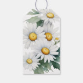 水彩デイジー感謝していyou ギフトタグ (裏面)
